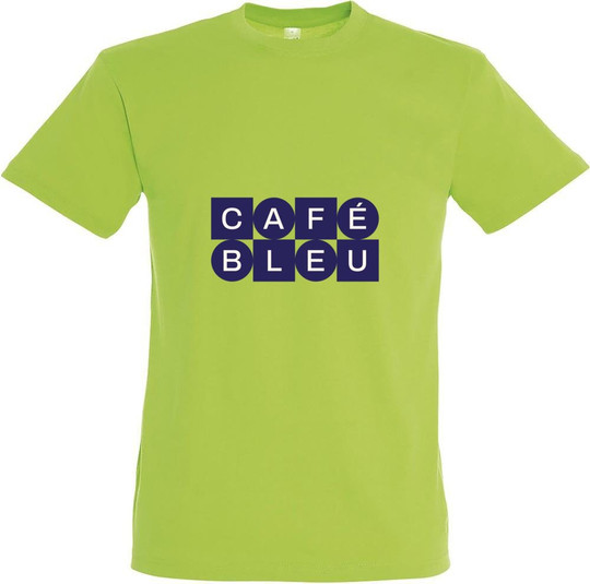 Needen 11380-N2LBL-F - Café Bleu Graphic Cotton T-shirt