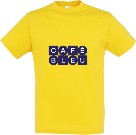 Café Bleu Grafik-T-Shirt aus Baumwolle 11380-N2LBL-F