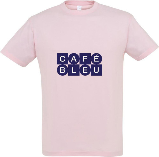 Café Bleu Grafiikkapuuvillainen T-paita 11380-N2LBL-F