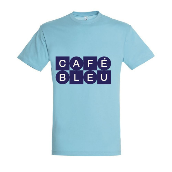 Needen 11380-N2LBL-F - T-Shirt Café Bleu Front