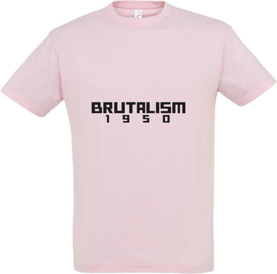 Brutalismi Graafinen T-paita Miehille ja Naisille 11380-N2LBT-F