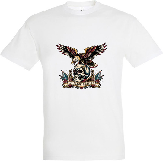 Needen 11380-N2LGR-F - T-shirt Graphique Courage et Gloire