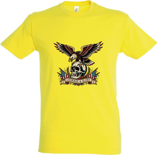 Needen 11380-N2LGR-F - T-shirt Graphique Courage et Gloire