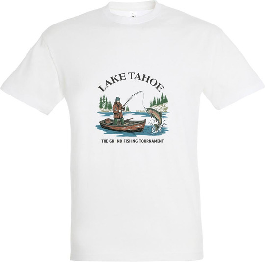 Needen 11380-N2LLK-F - T-shirt Coton Imprimé Lac Frontal
