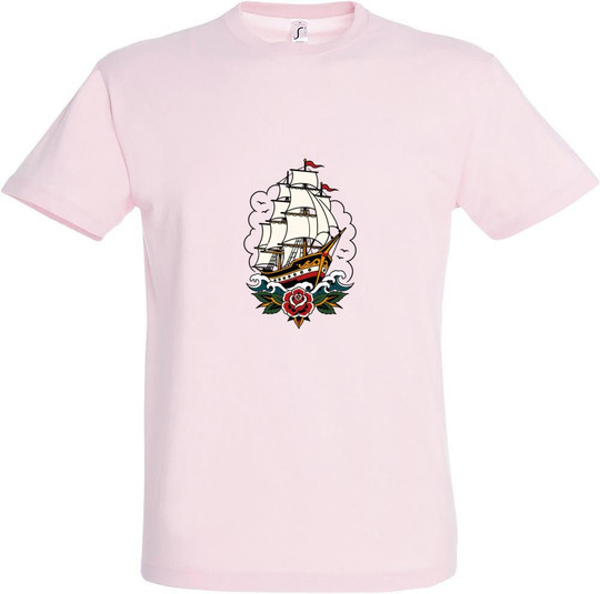Needen 11380-N2LSH-F - T-Shirt mit Schiffsfront-Grafik