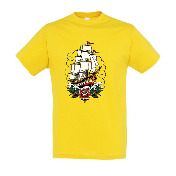Needen 11380-N2LSH-F - Ship Front Kuvioitu T-paita
