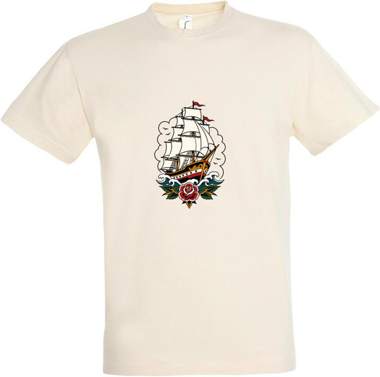 Needen 11380-N2LSH-F - Ship Front Graphic T-shirt