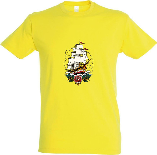 Needen 11380-N2LSH-F - T-shirt Graphique Avant de Bateau