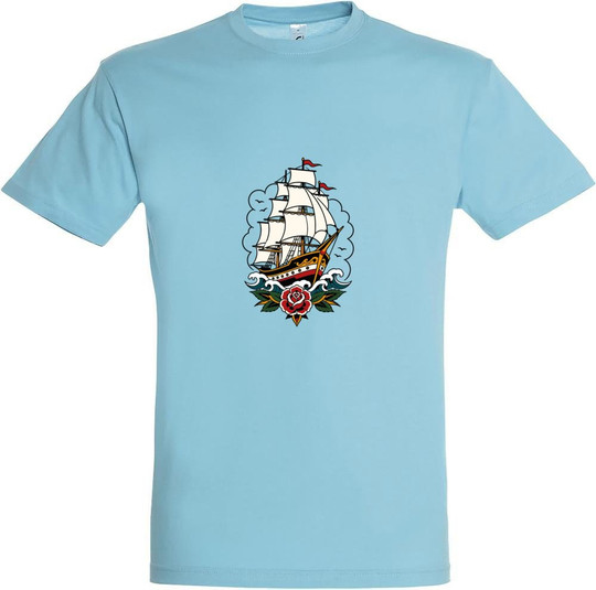 Needen 11380-N2LSH-F - Ship Front Graphic T-shirt