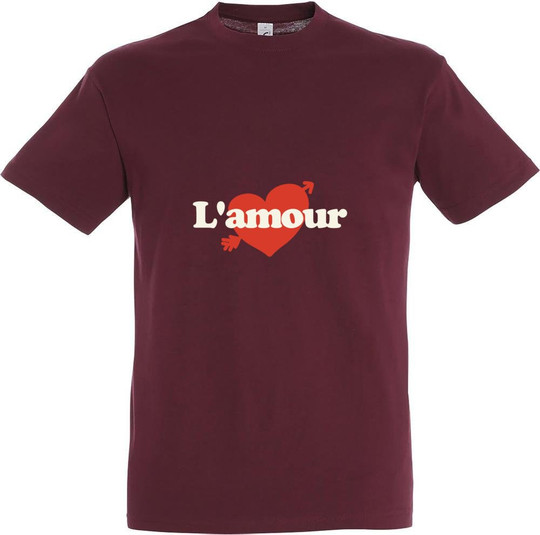 Needen 11380-N1DA-F - Unisex T-Shirt mit L'amour Design