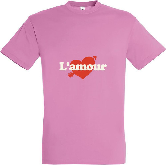 Needen 11380-N1DA-F - Unisex T-Shirt mit L'amour Design