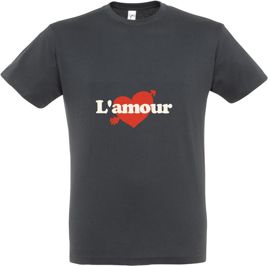 Needen 11380-N1DA-F - Unisex T-Shirt mit L'amour Design