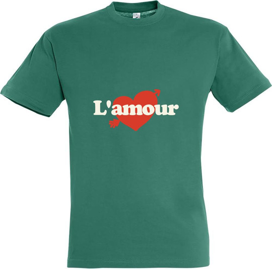 T-shirt Unisexe Design L'amour 11380-N1DA-F