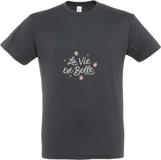 Needen 11380-N1DB-F - La vie est belle Grafik-T-Shirt