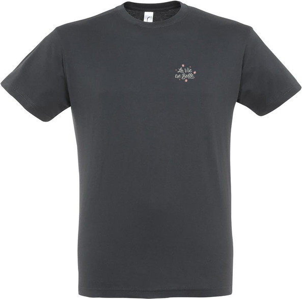 Needen 11380-N1DB-F - La vie est belle Graphic T-shirt