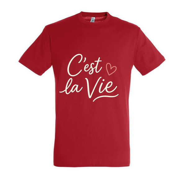 Needen 11380-N1DCV-F - T-Shirt C'est la vie Front