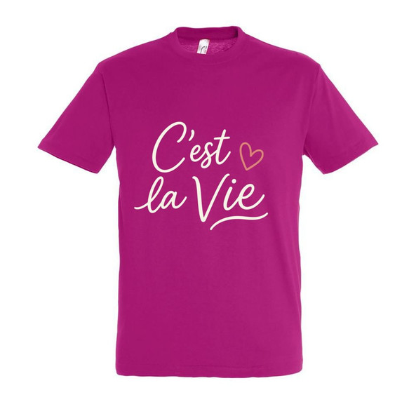 Needen 11380-N1DCV-F - T-Shirt C'est la vie Front