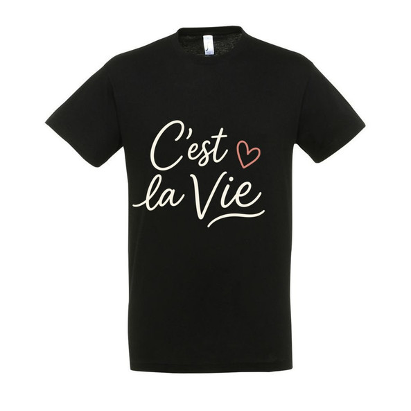 Needen 11380-N1DCV-F - T-Shirt C'est la vie Front