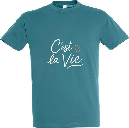 "C'est la vie" Graphic T-shirt 11380-N1DCV-F