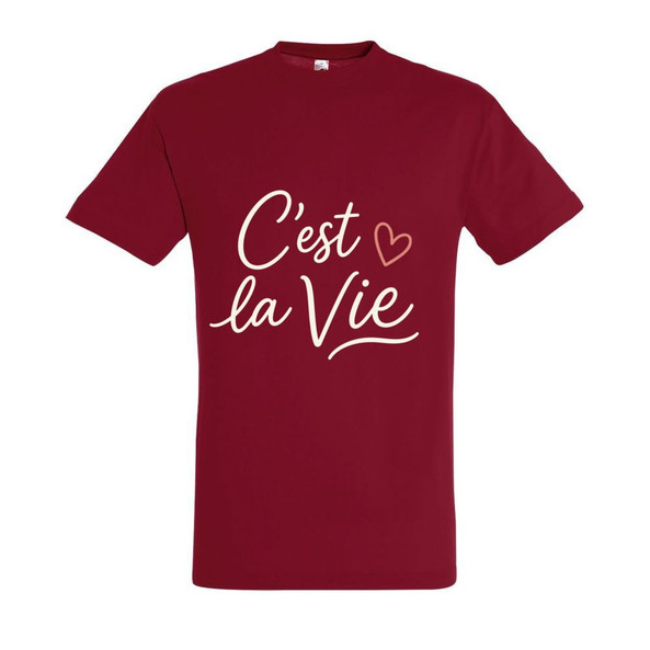 Needen 11380-N1DCV-F - T-Shirt C'est la vie Front