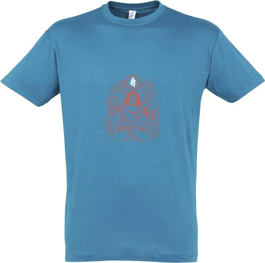 Needen 11380-N1DF-F - Fudo Front Grafik T-Shirt Bedruckt