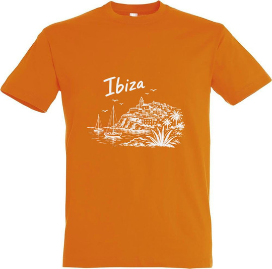 Needen 11380-N1DIZ-F - Ibiza Front Graphic T-shirt