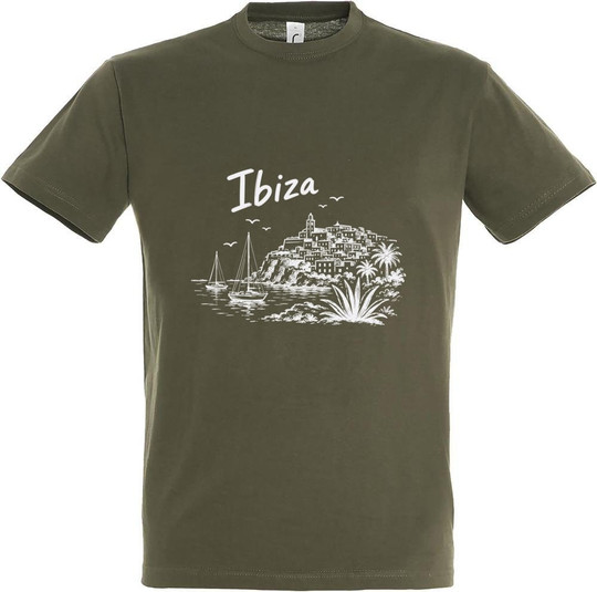 Needen 11380-N1DIZ-F - Ibiza Front Graphic T-shirt