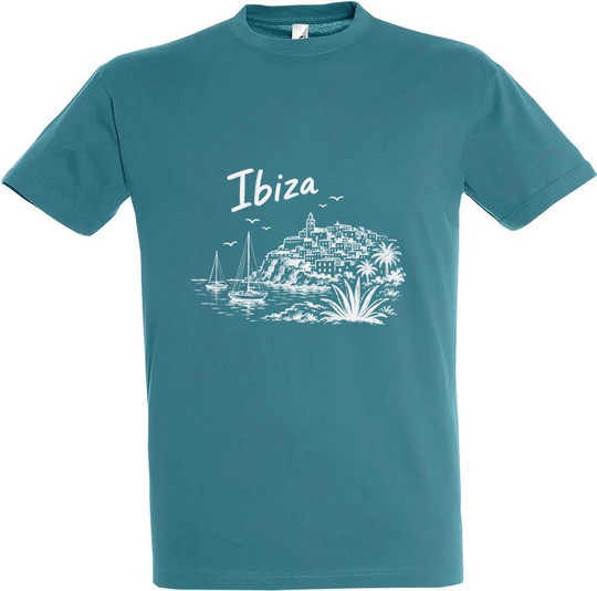 Ibiza Etugrafiikka T-paita 11380-N1DIZ-F