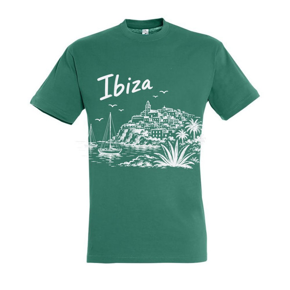 Needen 11380-N1DIZ-F - T-shirt Imprimé Ibiza Front