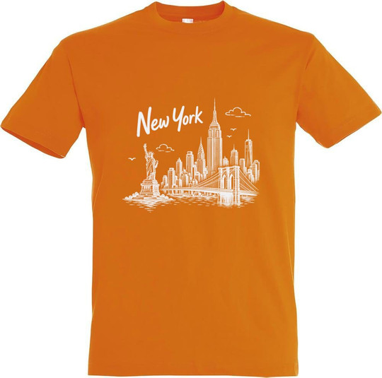 Needen 11380-N1DNY-F - New York Front Graphic T-shirt