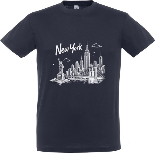 New York Front Graphic T-shirt 11380-N1DNY-F