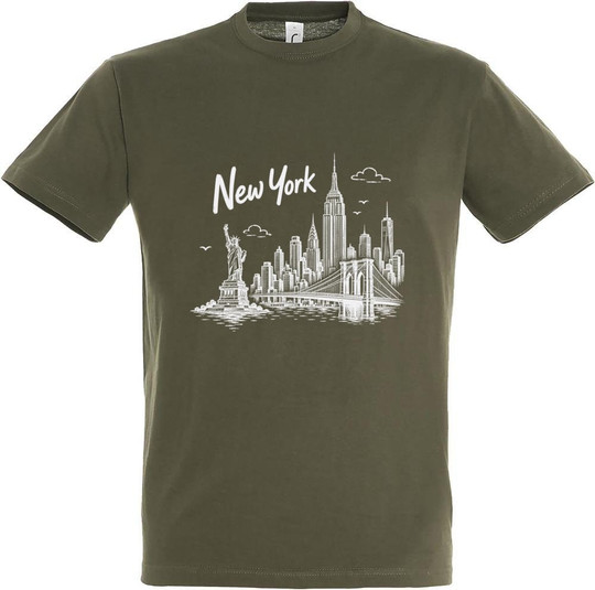 Needen 11380-N1DNY-F - New York Front Graphic T-shirt