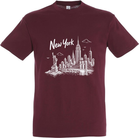 Needen 11380-N1DNY-F - New York Front Graphic T-shirt