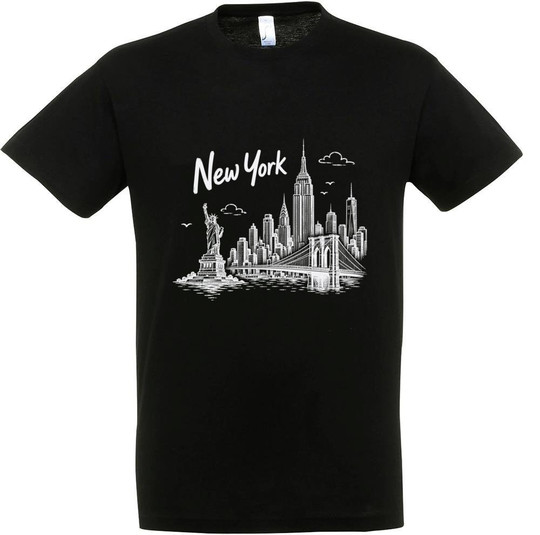 Needen 11380-N1DNY-F - New York Front Graphic T-shirt