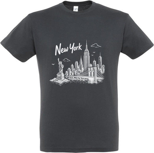 Needen 11380-N1DNY-F - New York Front Graphic T-shirt