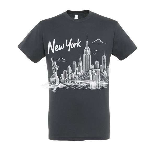 Needen 11380-N1DNY-F - New York Front Graphic T-shirt
