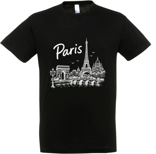 Needen 11380-N1DPR-F - Paris Front Design T-shirt