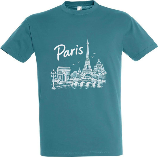 Pariisi-design T-paita 11380-N1DPR-F