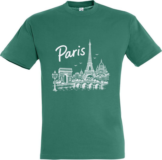 T-shirt Motif Paris 11380-N1DPR-F