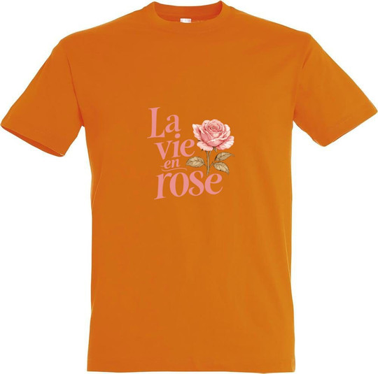 Needen 11380-N1DRS-F - La vie en rose Printed T-shirt