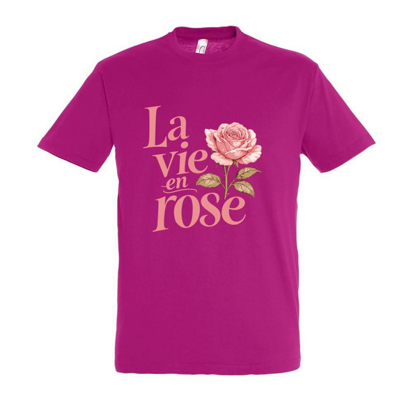 Needen 11380-N1DRS-F - T-Shirt La vie en rose Front