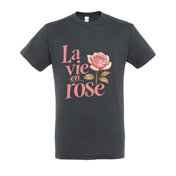 Needen 11380-N1DRS-F - La vie en rose Printed T-shirt