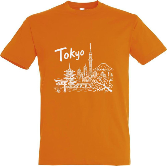 Needen 11380-N1DTK-F - Tokyo Front Graphic T-shirt