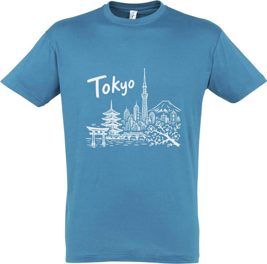 Needen 11380-N1DTK-F - Tokyo Front Graphic T-shirt