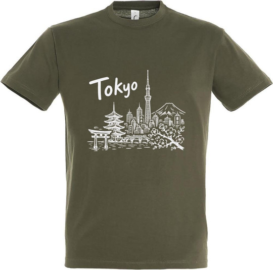 Needen 11380-N1DTK-F - Tokyo Front Graphic T-shirt