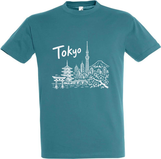 Tokyo Front Kuvioitu T-paita 11380-N1DTK-F