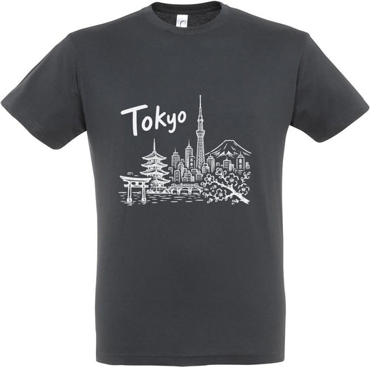 Needen 11380-N1DTK-F - Tokyo Front Graphic T-shirt