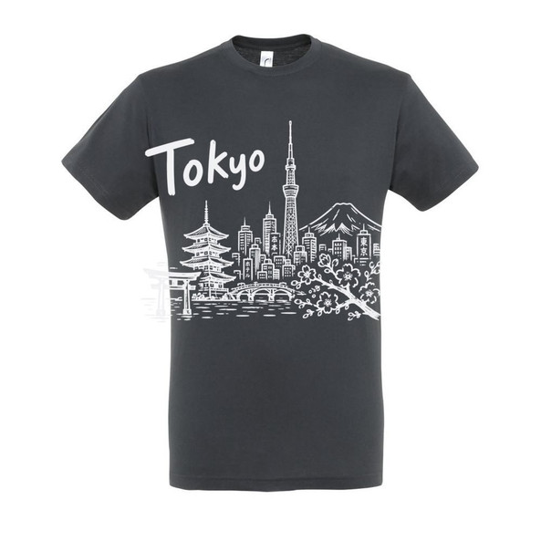 Needen 11380-N1DTK-F - Tokyo Front Graphic T-shirt