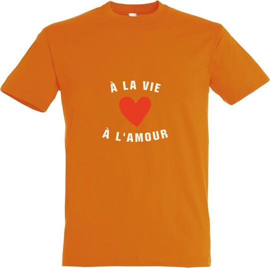 Needen 11380-N1DV-F - À la vie à l'amour Design T-Shirt