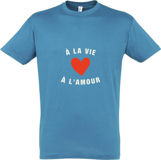 Needen 11380-N1DV-F - À la vie à l'amour Design T-Shirt